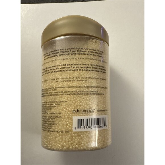 Calgon Ageless Renewing Bath Pearl Vitamin E, Collagen & Pearl Powder 16 Oz J20 - Picture 2 of 2